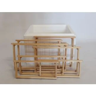 Rammer med tråd og klodser - alle rammemål