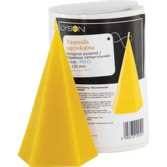 Lysform til femkantet pyramide