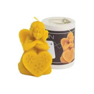 Lysform - Engel med snefnug på hjertet