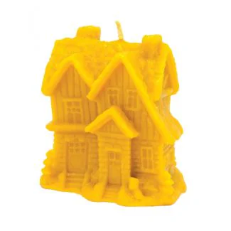 Lysform - vinterhus med juletræ