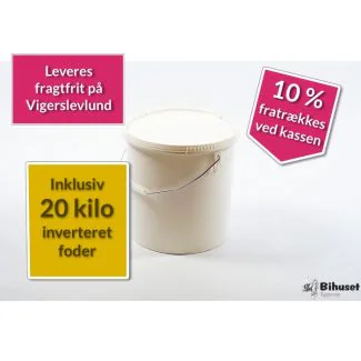 20 kg inverteret foder i engangsspand