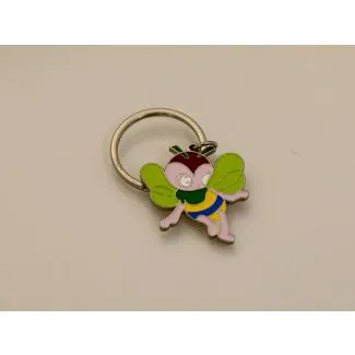 Nøglering: Bi i skarpe farver