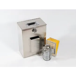 Praktisk rustfri kasse til røgpusteren