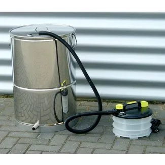 Dampvoks-smelter i rustfrit stål