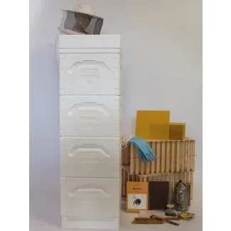 Startpakke hvidt Tappernøjestade 3/4 Langstroth