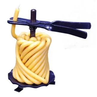 Lysestage, voks-stabel