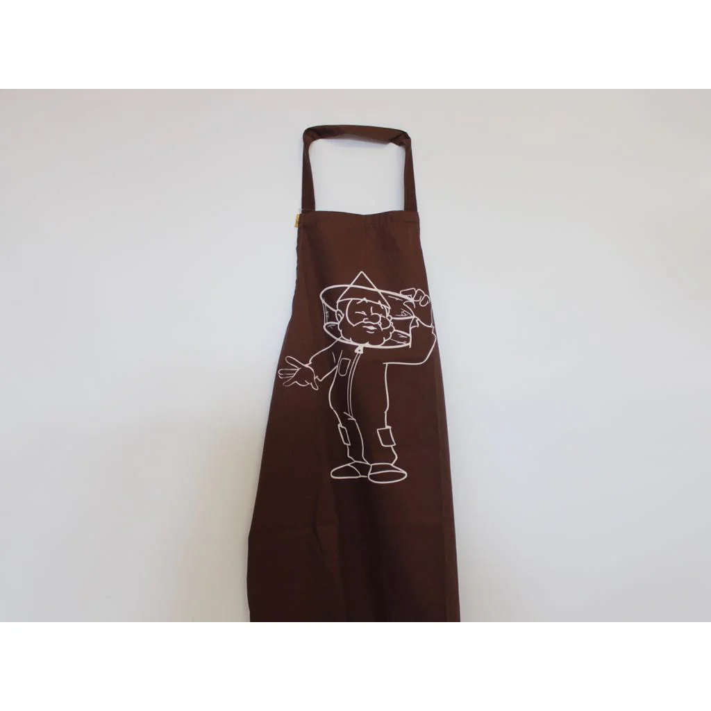 Biavlerens forklæde i brun