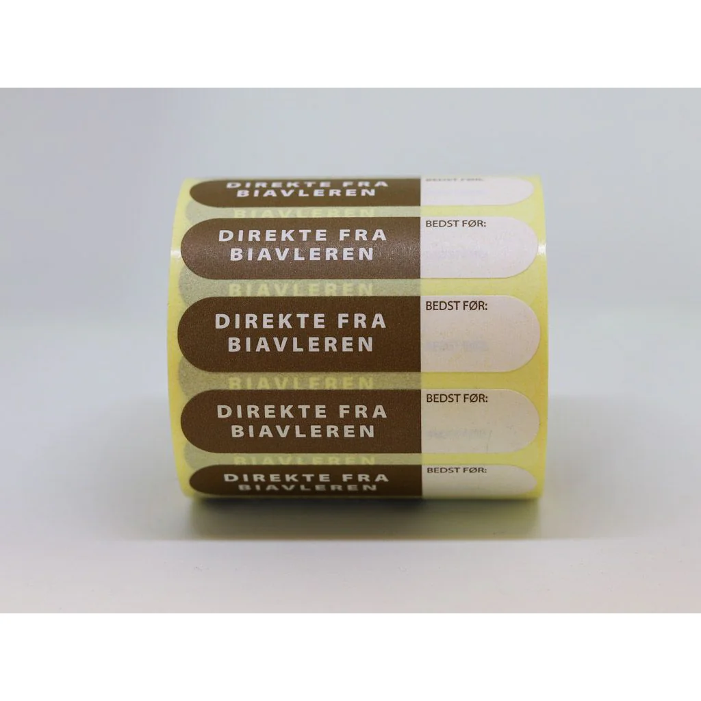 Direkte fra biavleren, med dato-mærkning