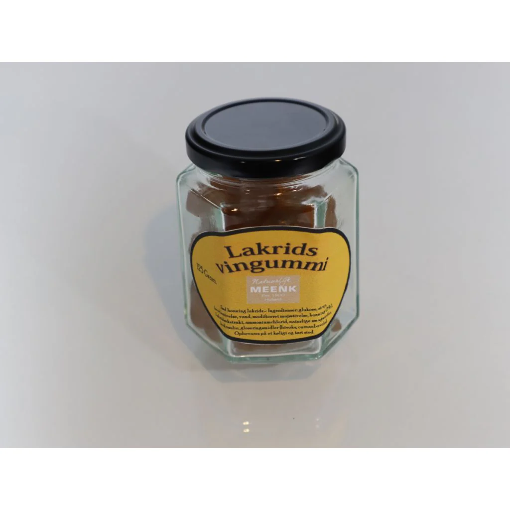 Vingummi med lakrids