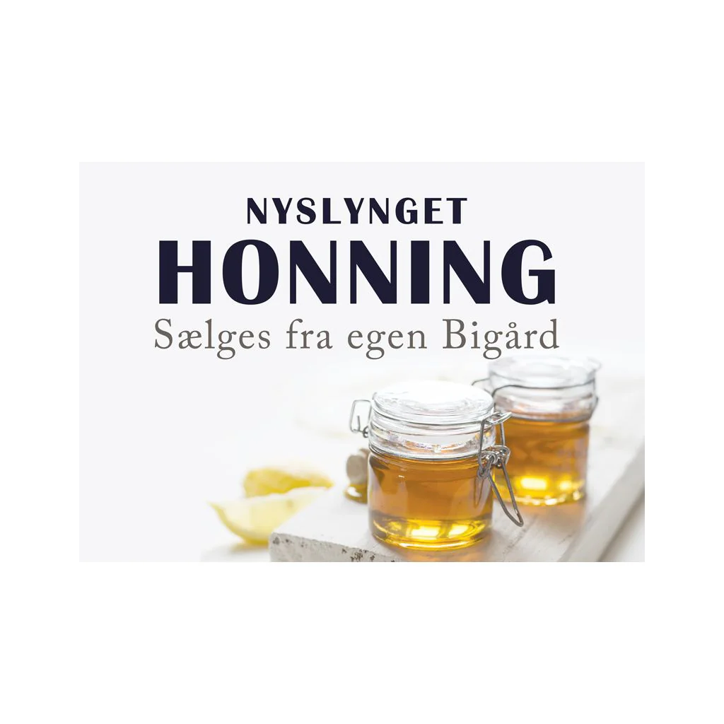 Nyslynget honning sælges fra egen bigård