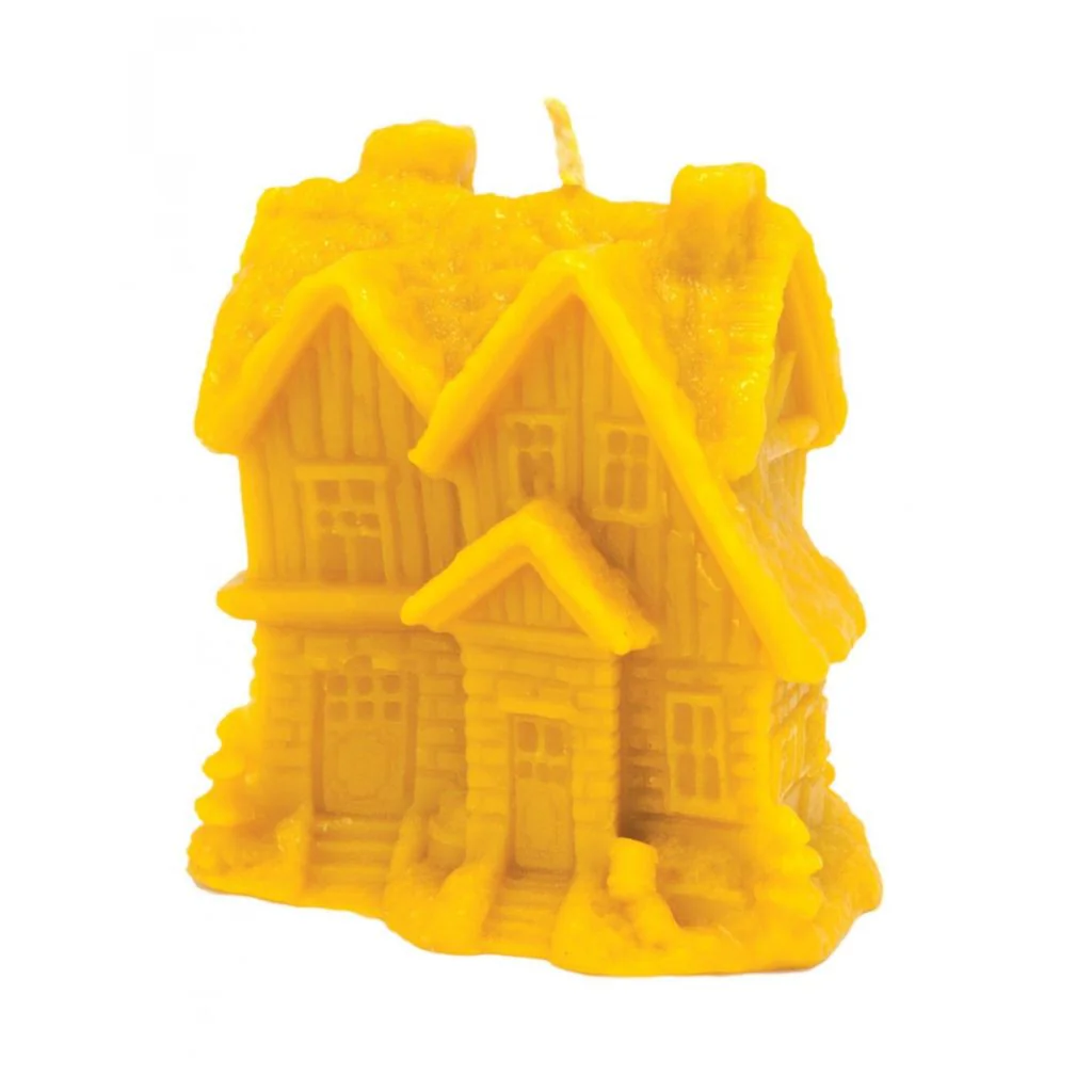 Lysform - vinterhus med juletræ