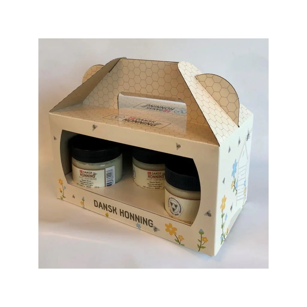Gaveæske til honning - 2 eller 3 glas