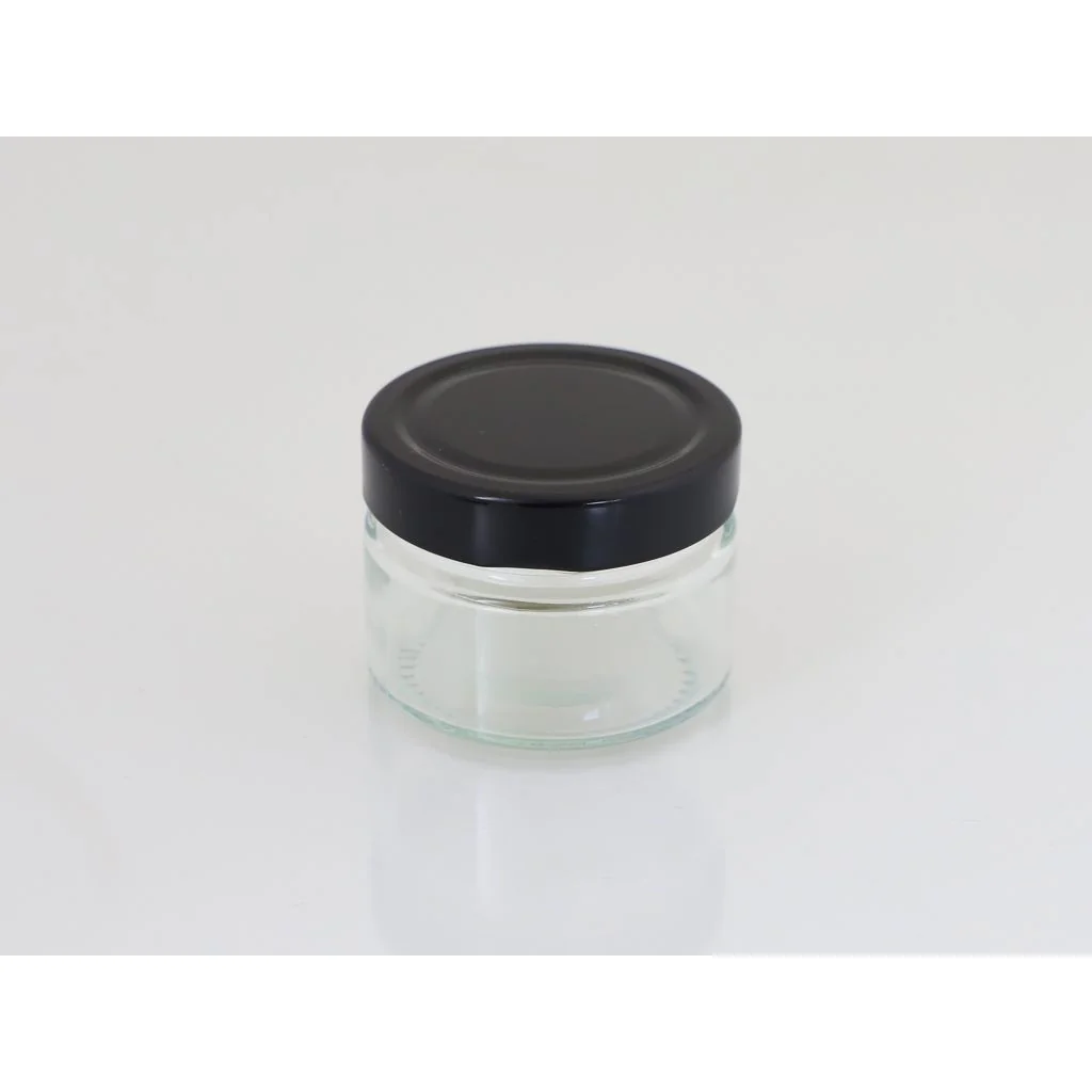 Premium glas 110 gram sort blank