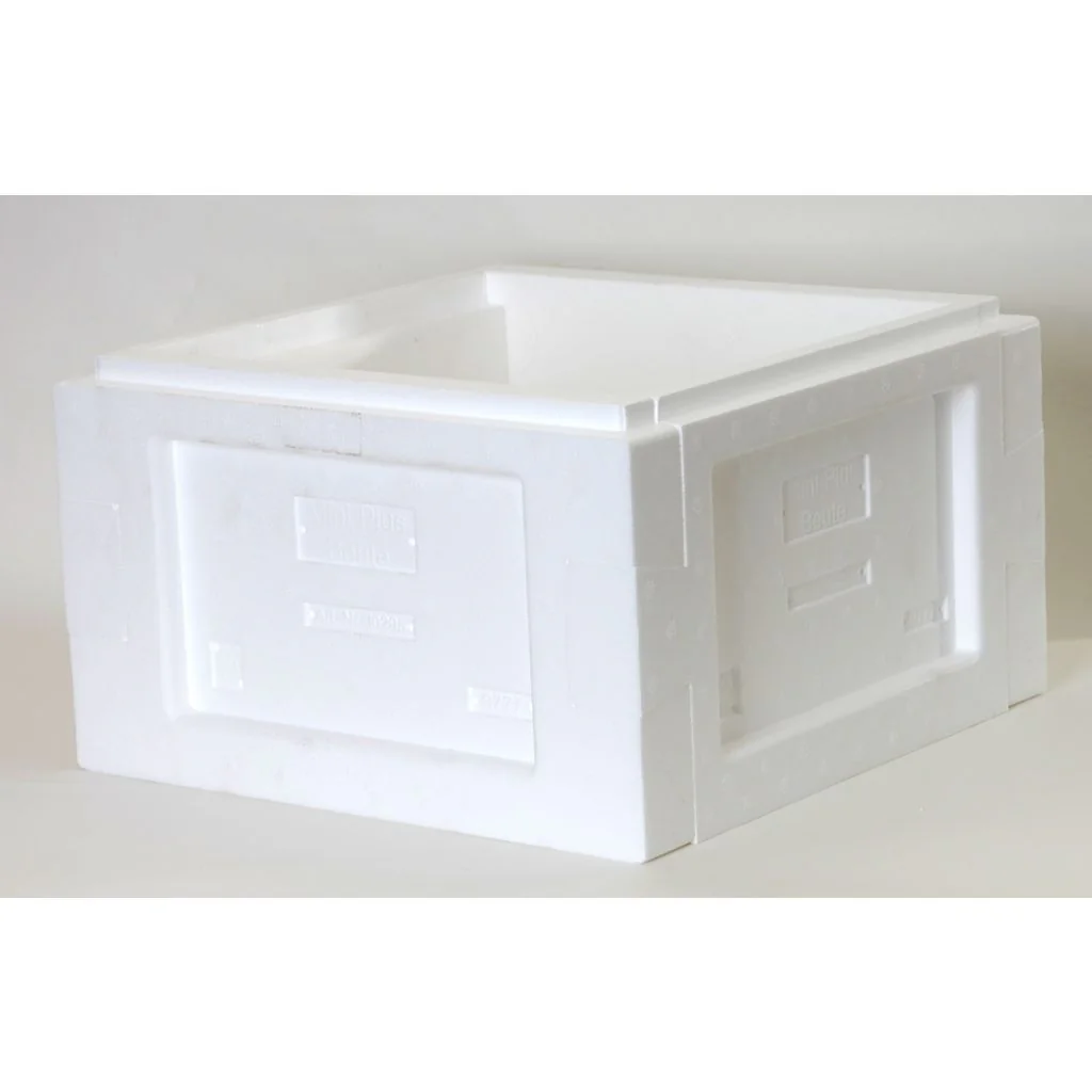 Magasin af polystyren til Mini-Plus stadet. Til seks rammer.