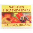 Bi i røde blomster - Sælges Honning fra egen bigård