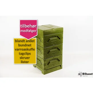 Tappernøjestade tre magasiner grøn Norsk