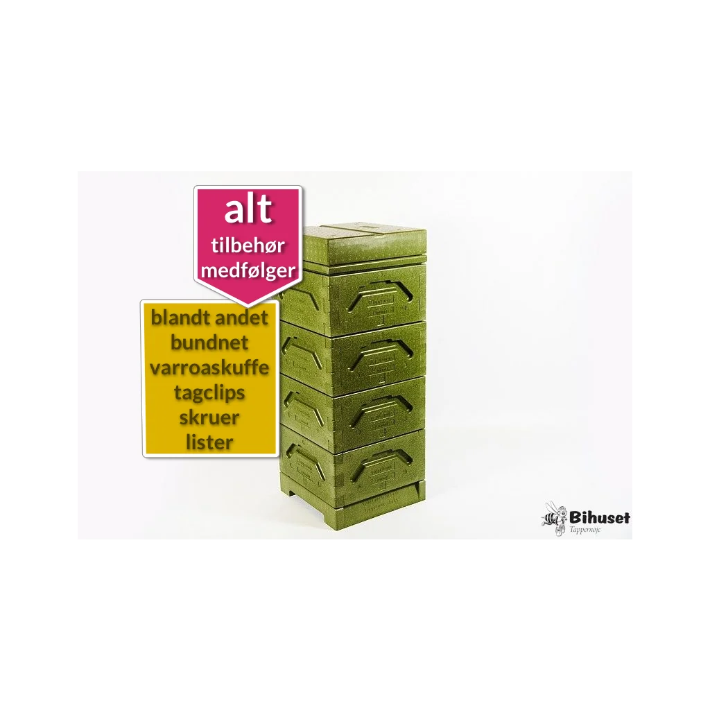 Tappernøje komplet stade grøn Lavnormal