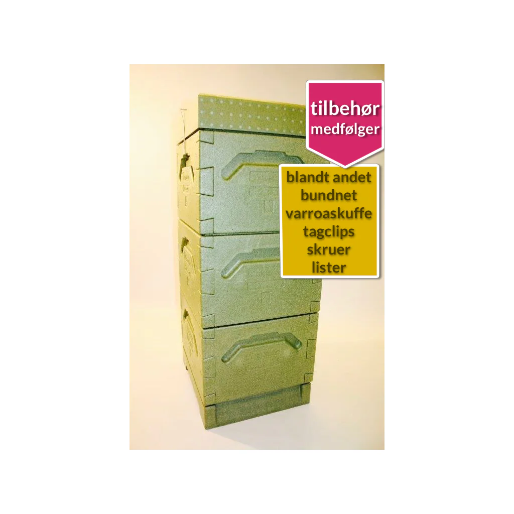 Tappernøjestade grøn tre magasiner 12 x 10