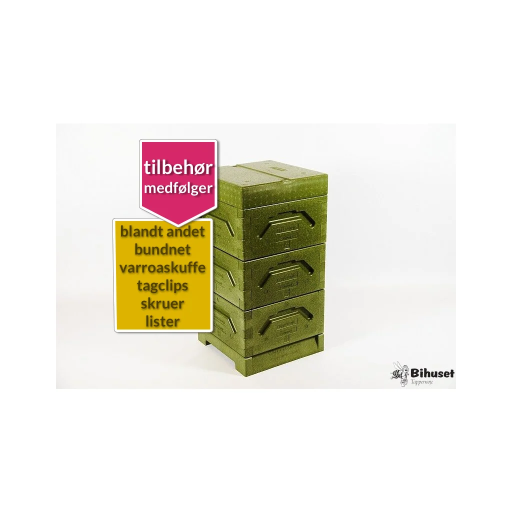 Tappernøjestade tre magasiner grøn Norsk