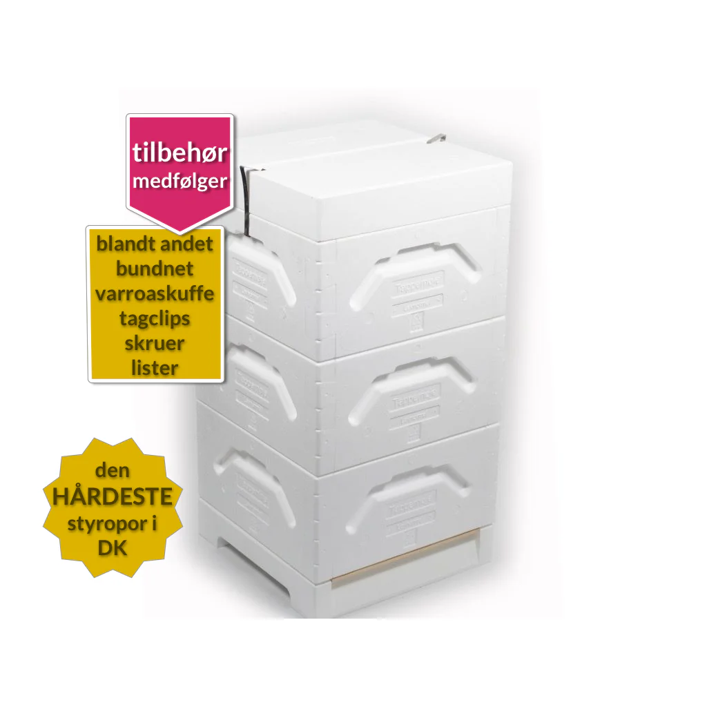 Tappernøje stade hvid tre magasiner 12 x 10