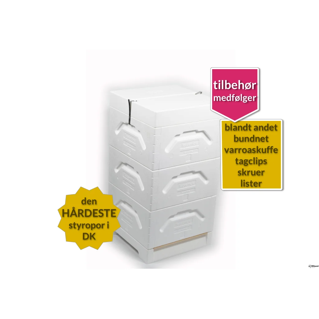 Tappernøjestade tre magasiner hvid Lavnormal